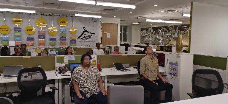 Corporate yoga classes in Bangalore
