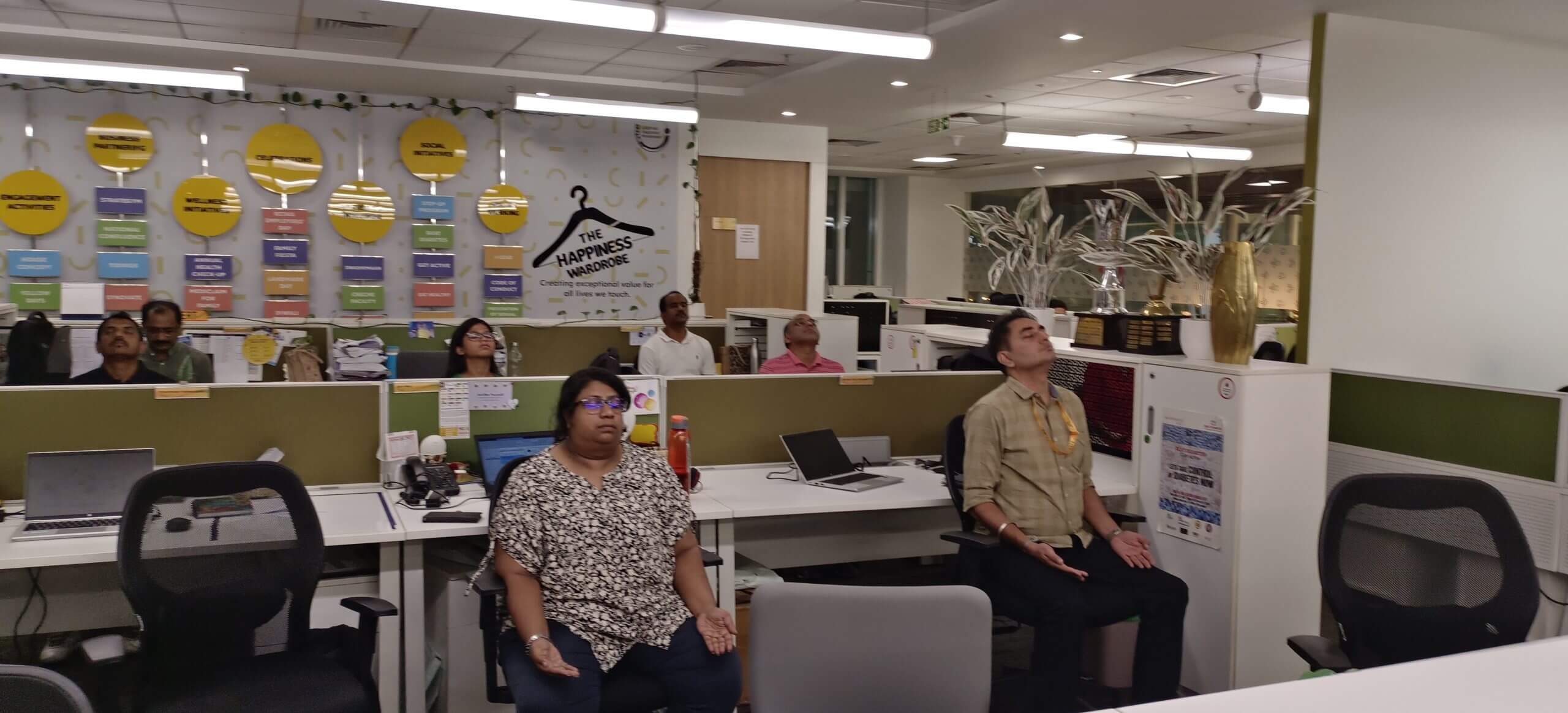 Corporate yoga classes in Bangalore
